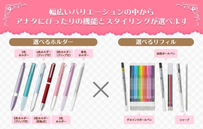 Uni StyleFit, 3 Color Holder Body, Metallic Pink (UE3H208M.13) - Image 2